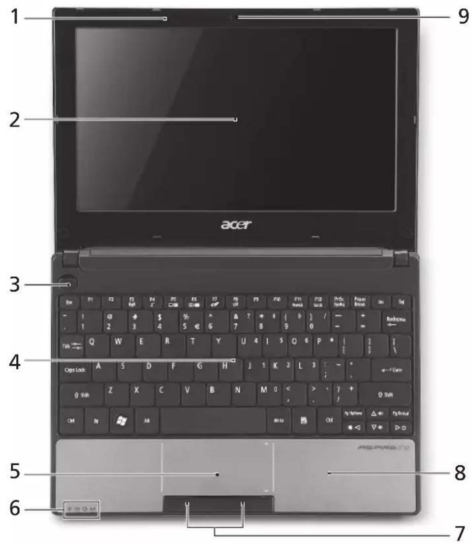 ACER Aspire One 531h - Zapoznanie z notebookiem Acer - 1