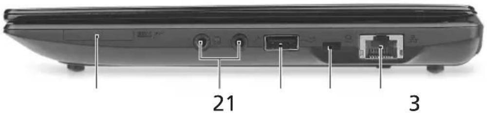 ACER Aspire One 531h - # Ícone Item Descrição - 4