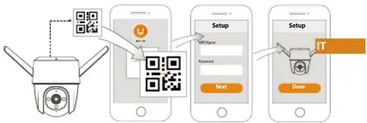 IMOU Cruiser 4MP - giungere il dispositivo all'app - 1