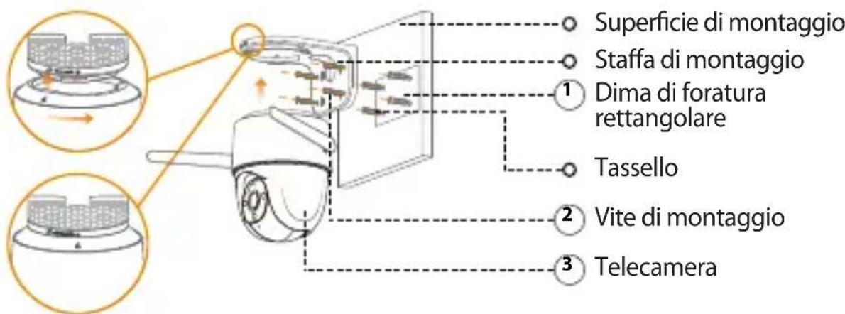 IMOU Cruiser 4MP - Kit di montaggio a parete - 1
