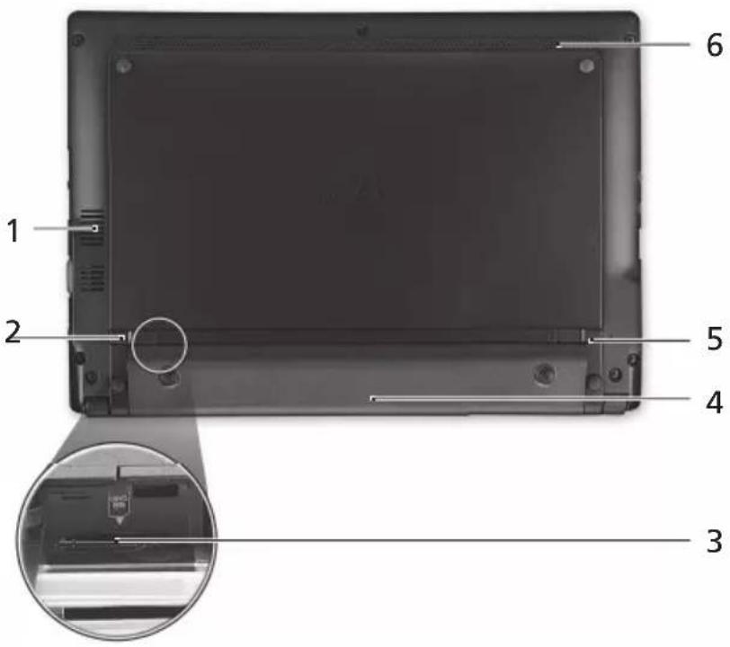 ACER Aspire One 571hk - 圖示 項目 說明 - 7