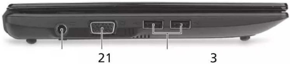 ACER Aspire One 571hk - Pohled zleva - 1