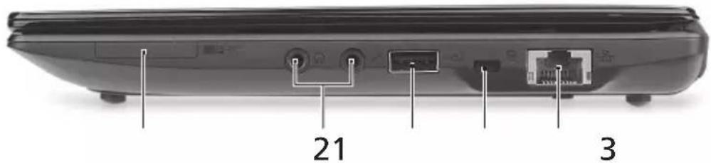 ACER Aspire One 571hk - 오른쪽 모습 - 1