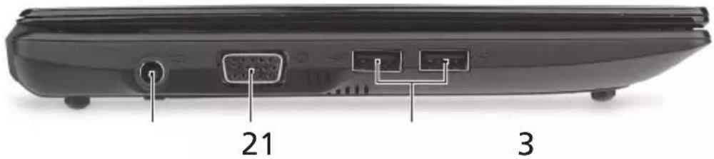 ACER Aspire One 571hk - 左視圖 - 1