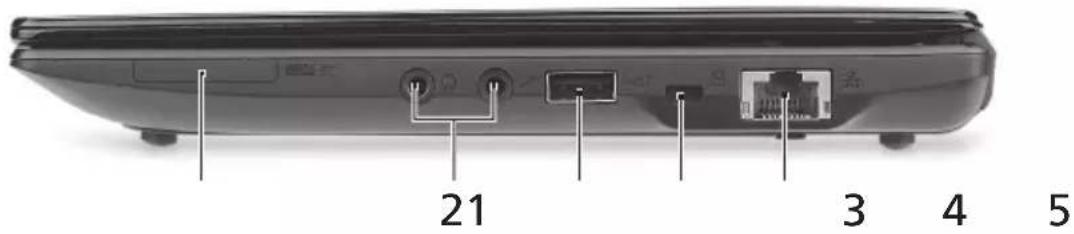 ACER Aspire One 571hk - Vaade paremalt - 1