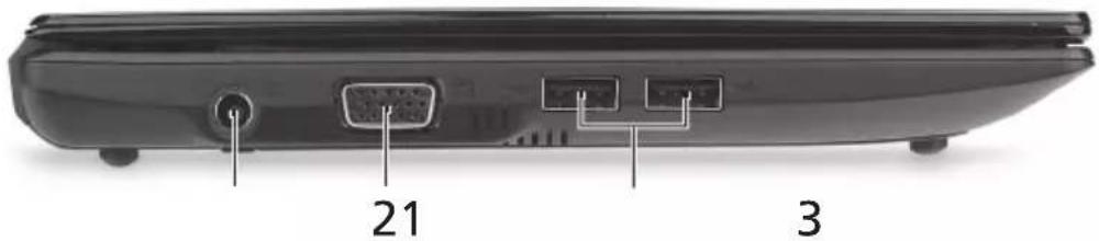 ACER Aspire One 571hk - Vista esquerda - 1