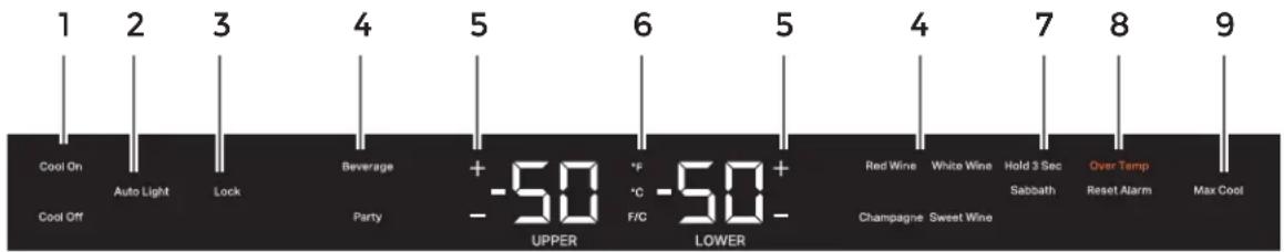 JennAir JUBFR242HX - USING BEVERAGE CENTER - 1