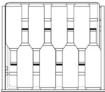 JennAir JUBFR242HX - STOCKAGE DE BOISSONS DANS LE RÉFRIGÉRATEUR POUR BOISSONS - PORTE-BOUTEILLES 1 - 1