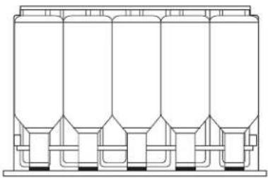 JennAir JUBFR242HX - STOCKAGE DE BOISSONS DANS LE RÉFRIGÉRATEUR POUR BOISSONS - PORTE-BOUTEILLES 1 - 2