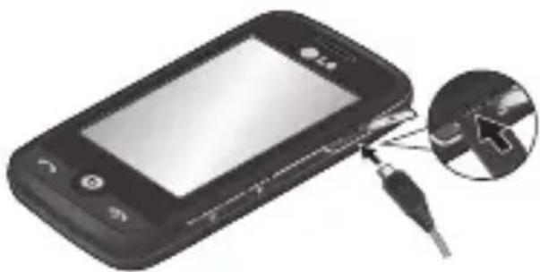 LG Cookie Fresh - Een MicroSD kaart plaatsen - 2
