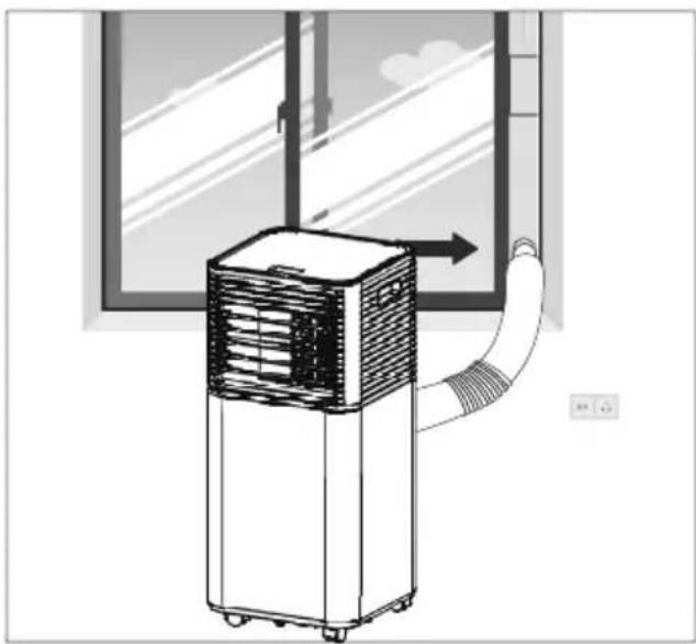 MEDION MD 37020 - Abluftschlauch montieren - 3
