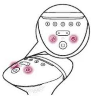PHILIPS Lumea 9000 Series BRI958 - Selecting the light intensity - 1