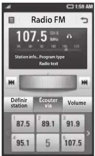 LG Arena - Utilisation de la radio - 1