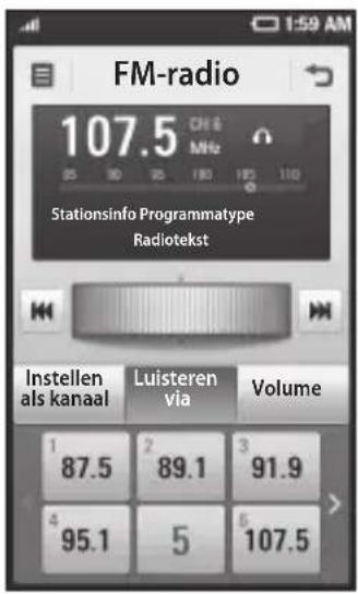 LG Arena - De radio gebruiken - 1