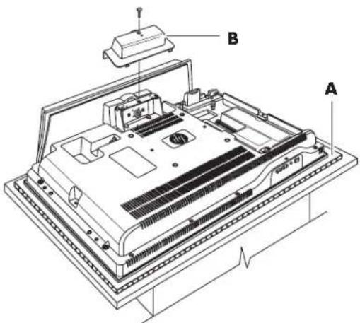 HP Pavilion LC3700N - Démontage du support - 3