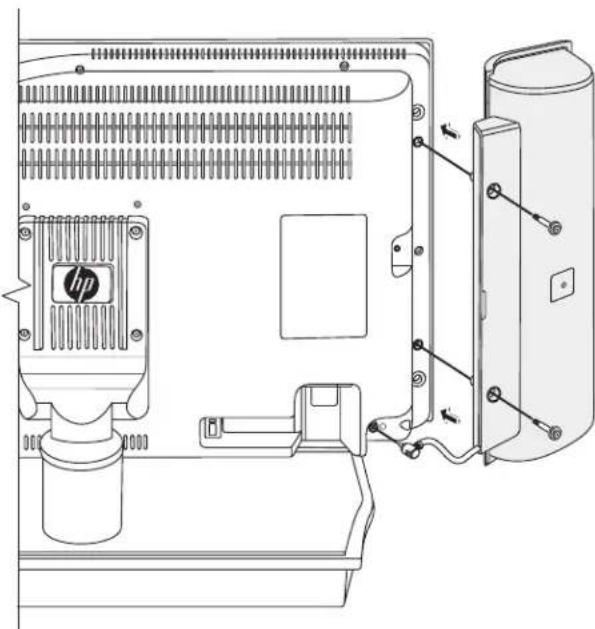 HP Pavilion LC3700N - CAUTION: Unplug power for the TV and all connected components before attaching or connecting speakers. - 2