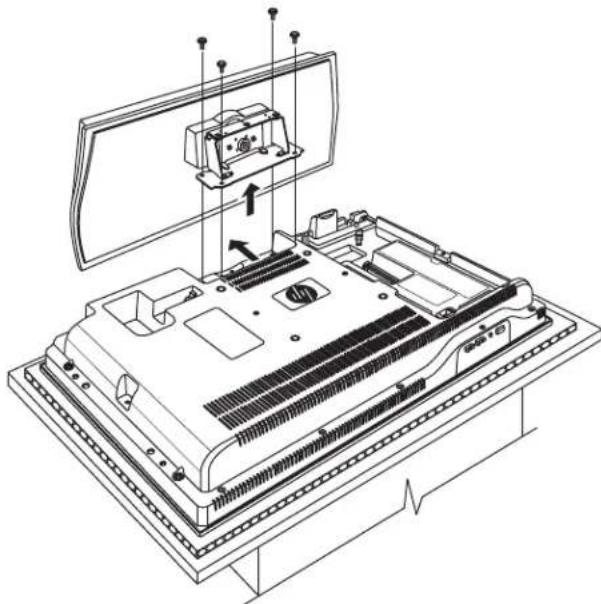 HP Pavilion LC3700N - A: Pad protecting TV with paddle-type stand - 3