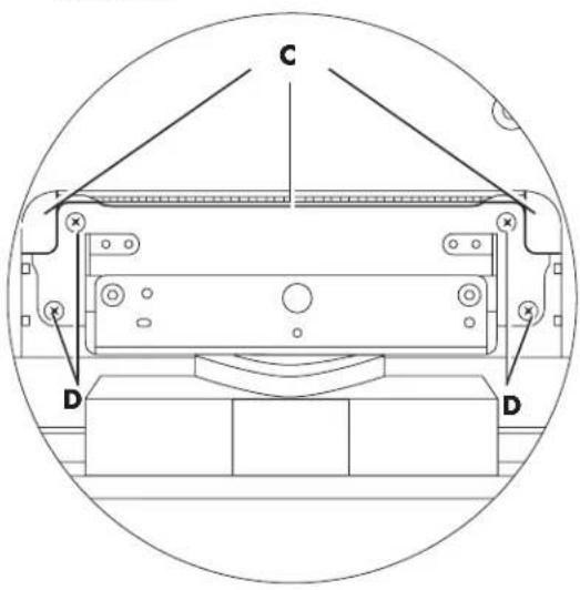 HP Pavilion LC3700N - Démontage du support - 4