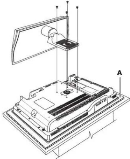 HP Pavilion LC3700N - Removing the stand - 2