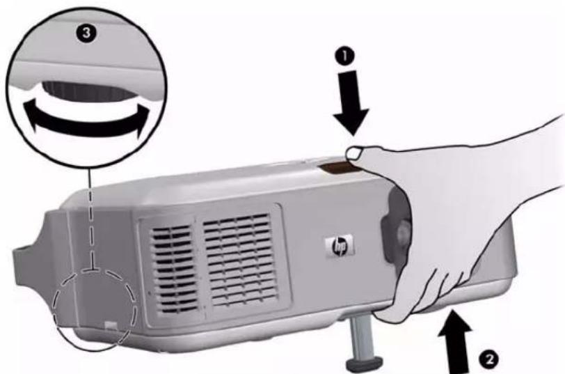 HP vp6300 - Orientation du projecteur - 1