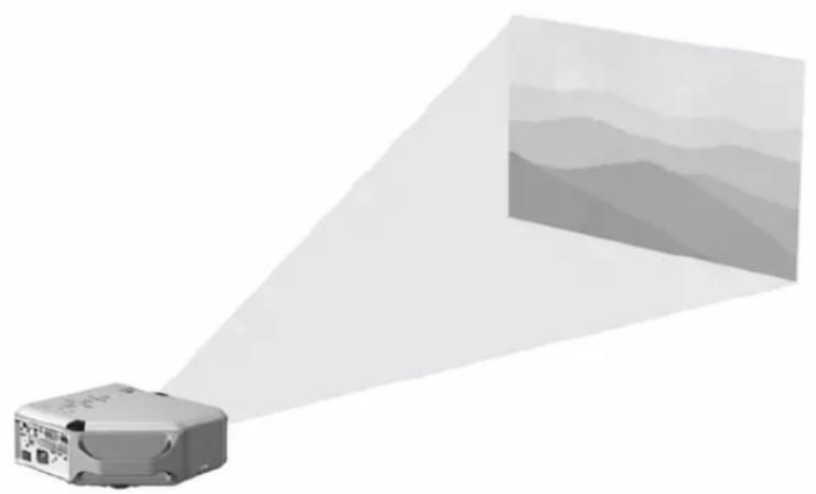 HP vp6300 - Placement du projecteur - 1