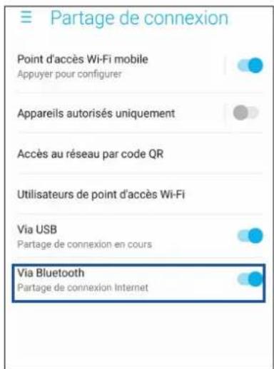 ASUS Zenfone 5 Selfie Pro - Partage de connexion Bluetooth - 1
