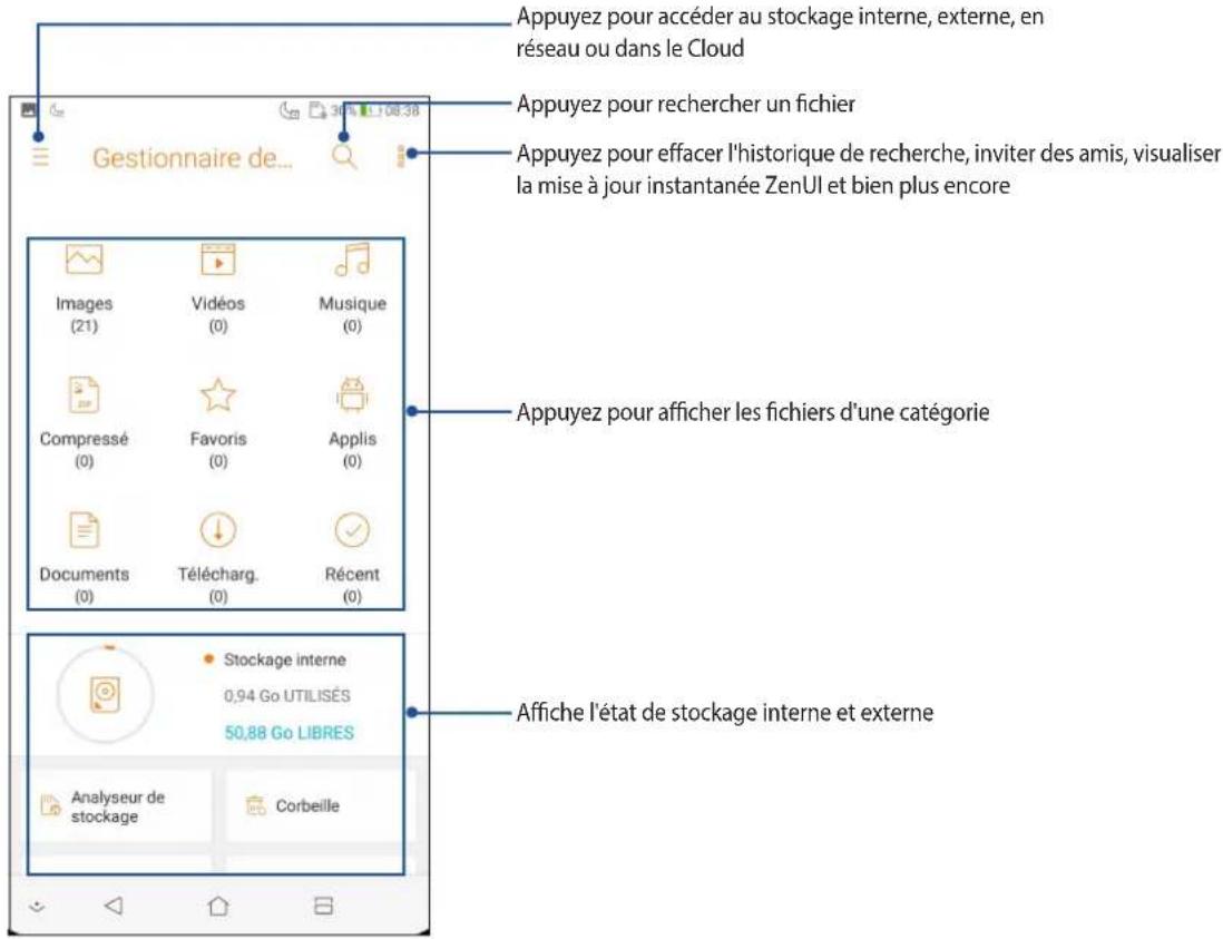 ASUS Zenfone 5 Selfie Pro - Gestionnaire de fichiers - 1