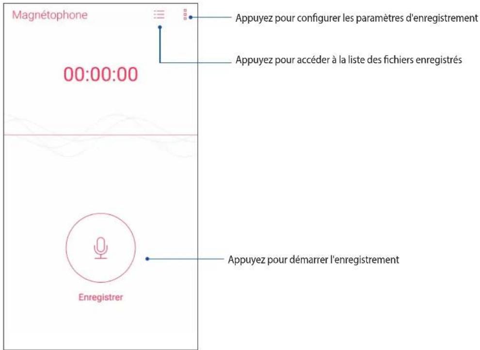 ASUS Zenfone 5 Selfie Pro - Ouvrir le magnétophone - 1