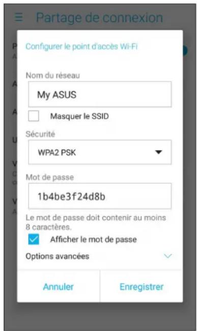 ASUS Zenfone 5 Selfie Pro - Partage de connexion Wi-Fi - 1