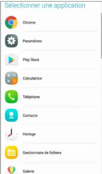 ASUS Zenfone 5 Selfie Pro - Utiliser et personnaliser les boutons d'accès rapide - 3