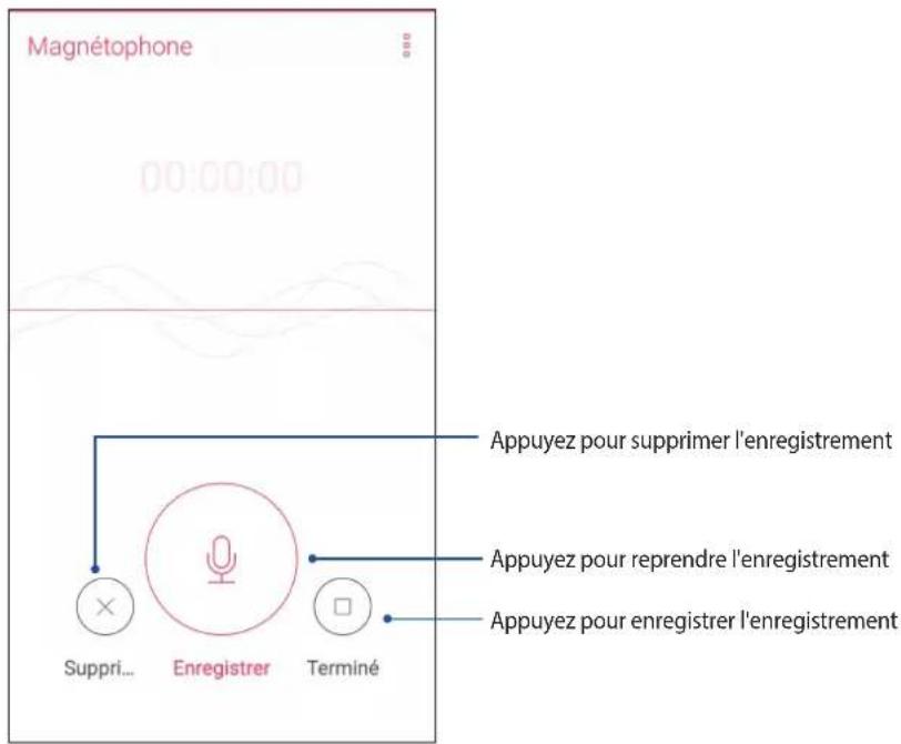 ASUS Zenfone 5 Selfie Pro - Suspendre un enregistrement - 1