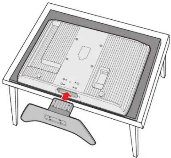 HP LC3760N - Attaching or removing the stand - 5