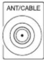 HP LC3760N - ATTENTION : mettez hors tension le téléviseur et tous les autres composants raccordés avant de fixer ou raccorder l'antenne ou le câble. - 1