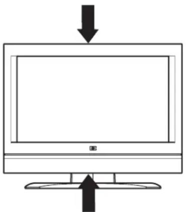 HP LC3760N - Lifting the TV - 1