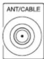 HP LC3760N - Connecting the cable TV or the air antenna - 2