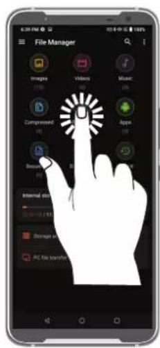 ASUS ROG Phone ZS661KS - Ouvrir une application ou sélectionner un élément - 2
