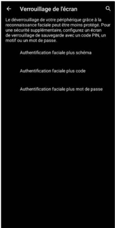ASUS ROG Phone ZS661KS - Configurer le déverrouillage par reconnaissance faciale à partir du menu des paramètres - 5