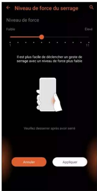 ASUS ROG Phone ZS661KS - Configuration des gestes de serrage - 5