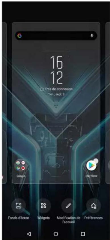 ASUS ROG Phone ZS661KS - Personnaliser l'écran d'accueil - 1