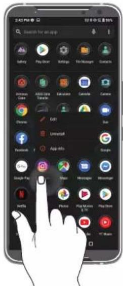 ASUS ROG Phone ZS661KS - Déplacer ou supprimer un élément - 1