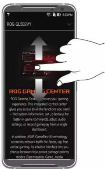 ASUS ROG Phone ZS661KS - Naviguer entre plusieurs pages ou écrans - 2