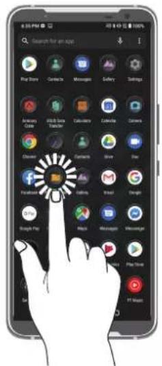 ASUS ROG Phone ZS661KS - Ouvrir une application ou sélectionner un élément - 1