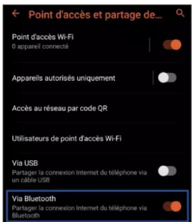 ASUS ROG Phone ZS661KS - Partage de connexion Bluetooth - 1