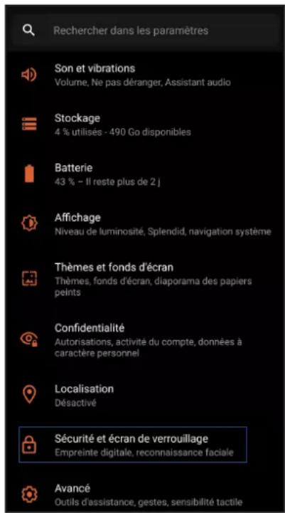 ASUS ROG Phone ZS661KS - Personnaliser l'écran de verrouillage - 1