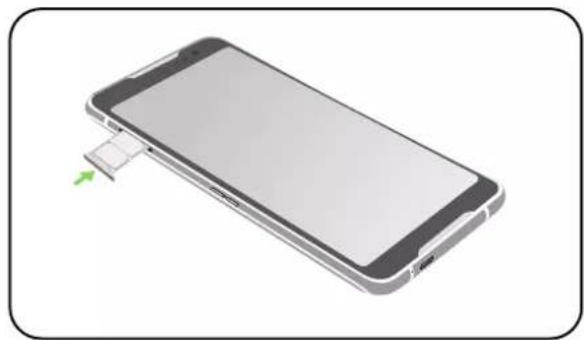 ASUS ROG Phone ZS661KS - Pour installer une carte nano SIM : - 2