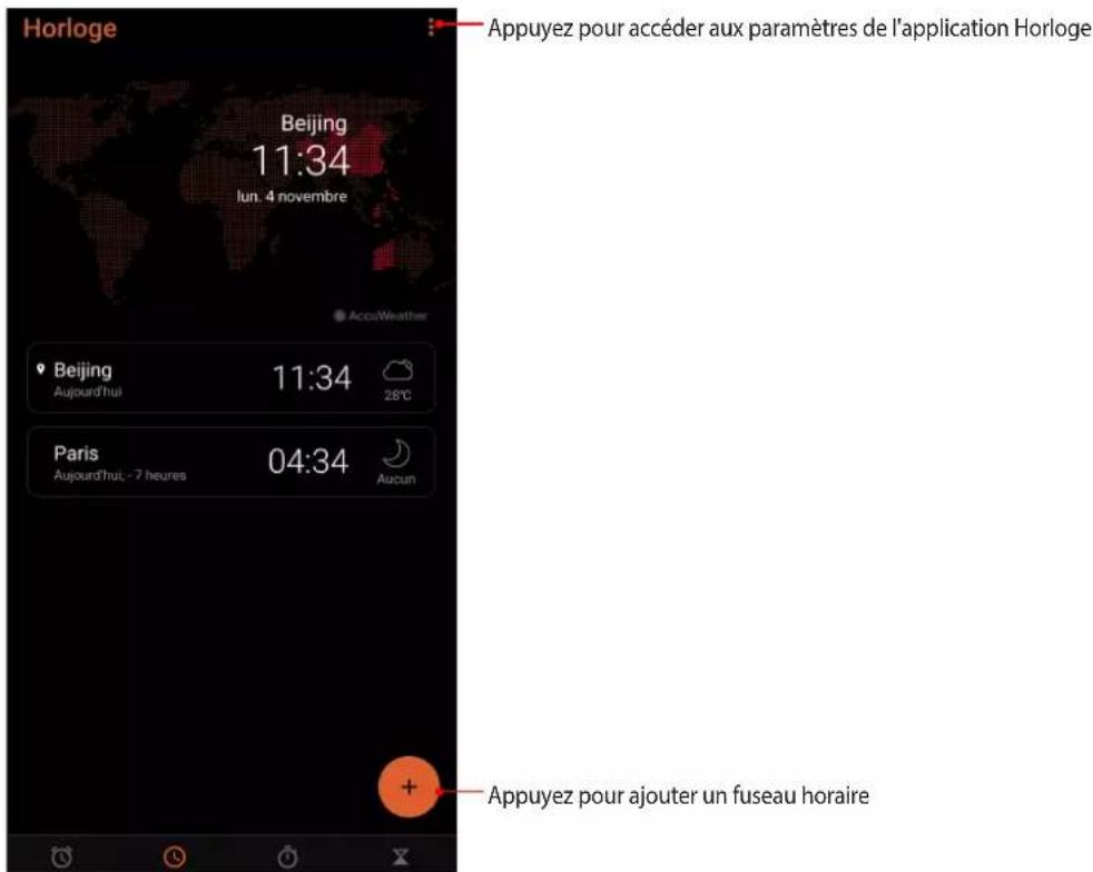 ASUS ROG Phone ZS661KS - Ouvrir l'application Horloge - 2