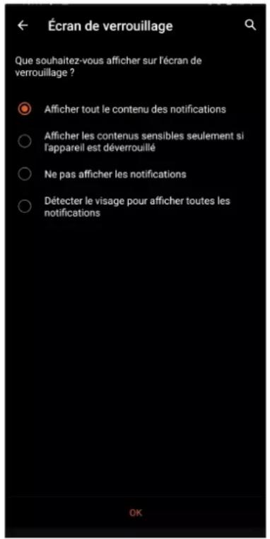 ASUS ROG Phone ZS661KS - Configurer le déverrouillage par reconnaissance faciale à partir du menu des paramètres - 8