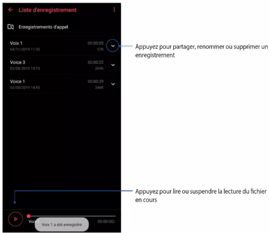 ASUS ROG Phone ZS661KS - Liste d'enregistrement - 1