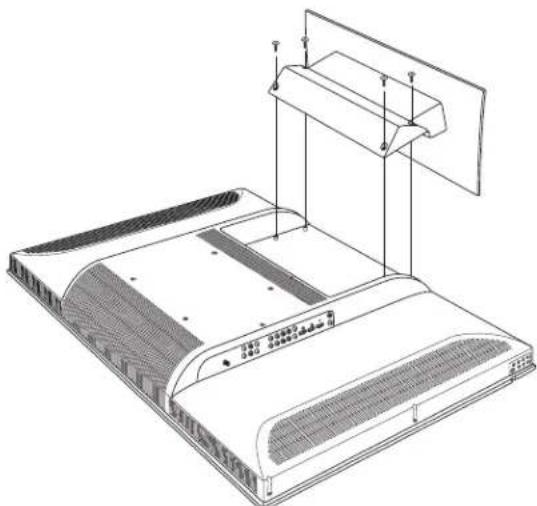 HP LC3272N - WARNING: Do not allow the stand to drop onto the TV panel. - 1