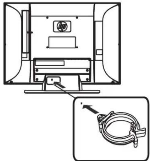 HP LC3272N - Connecting power to the TV - 2